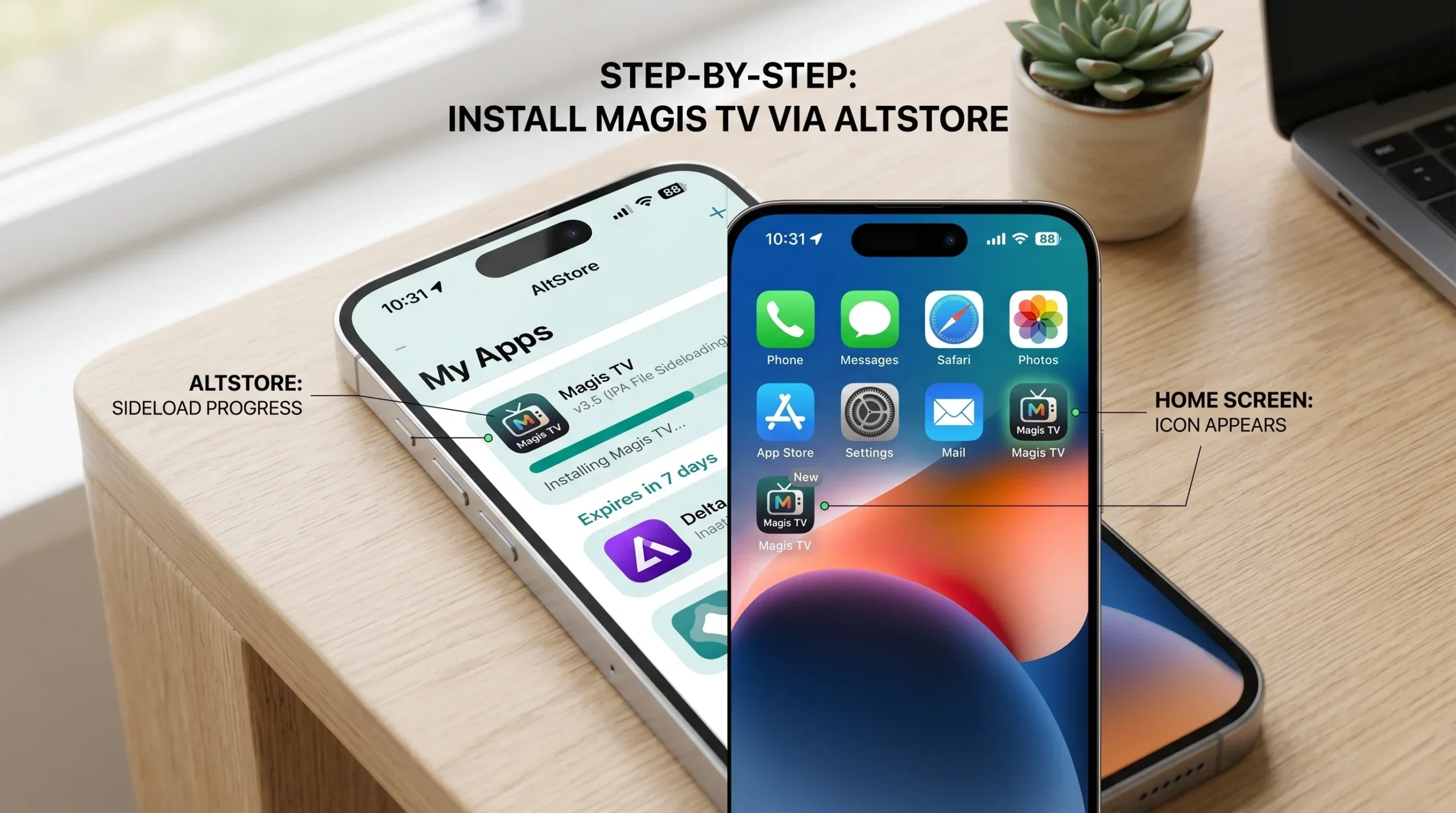 iOS Magis TV instalación