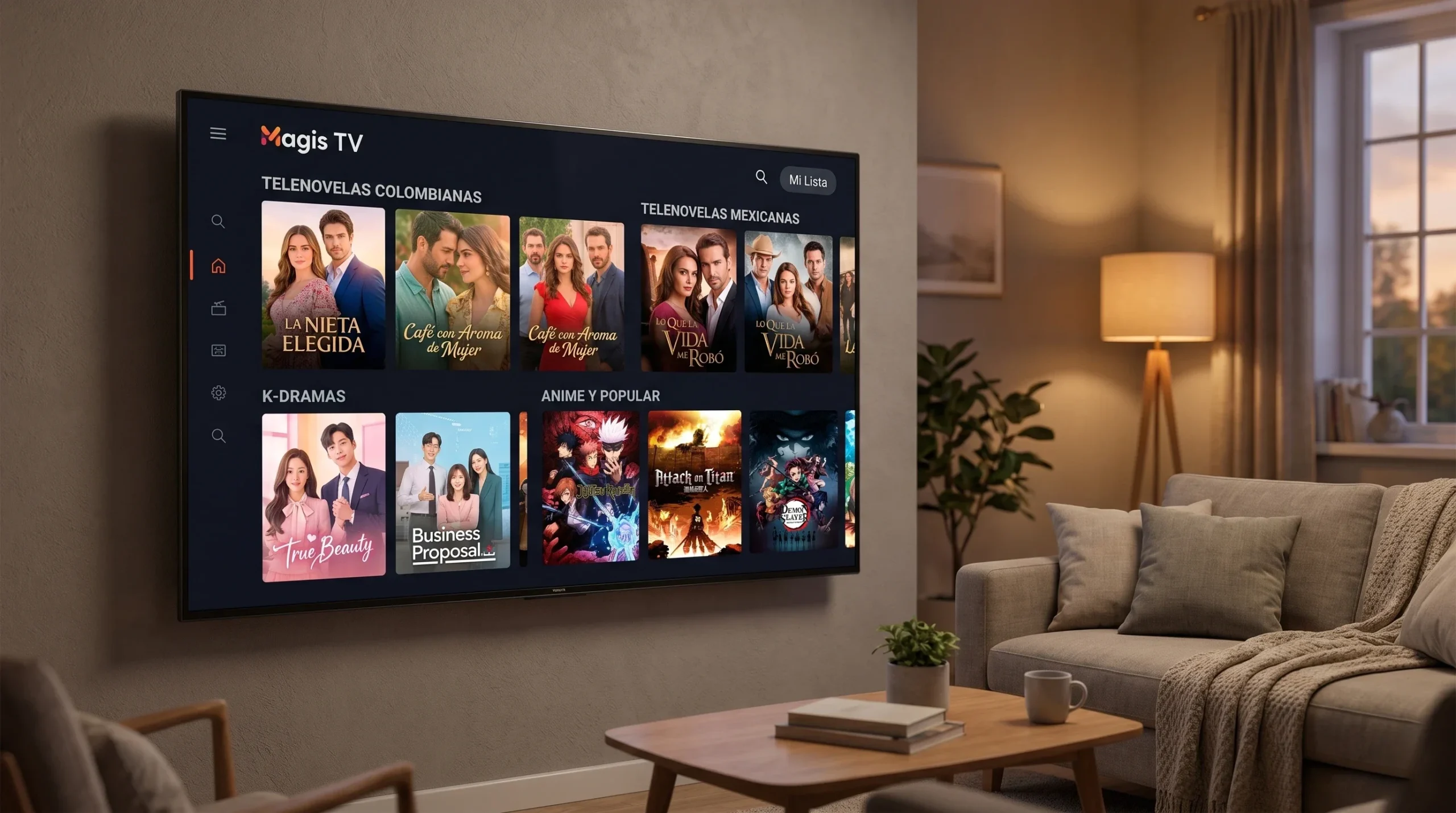 Películas y series en Magis TV