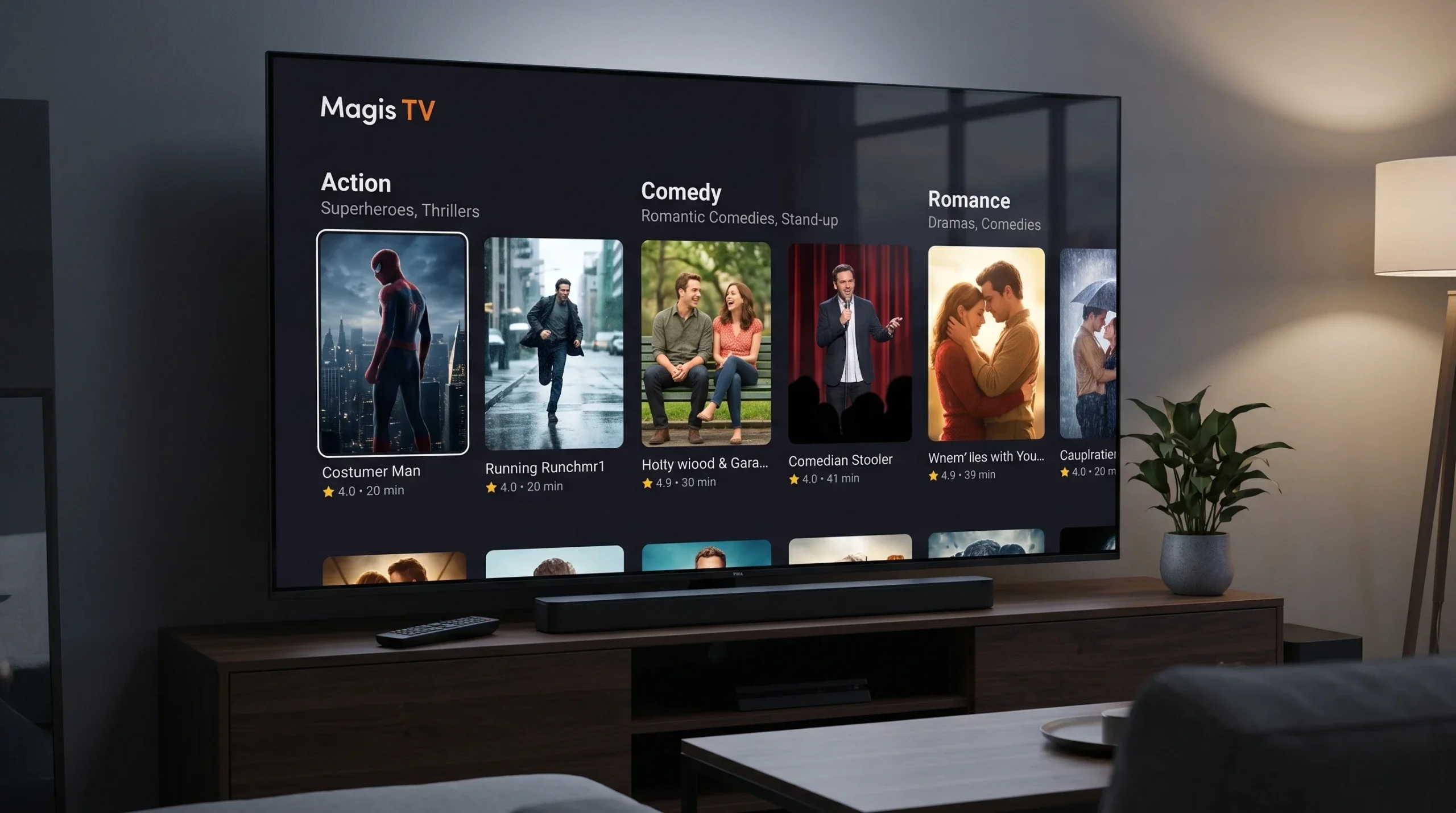 Catálogo películas Magis TV