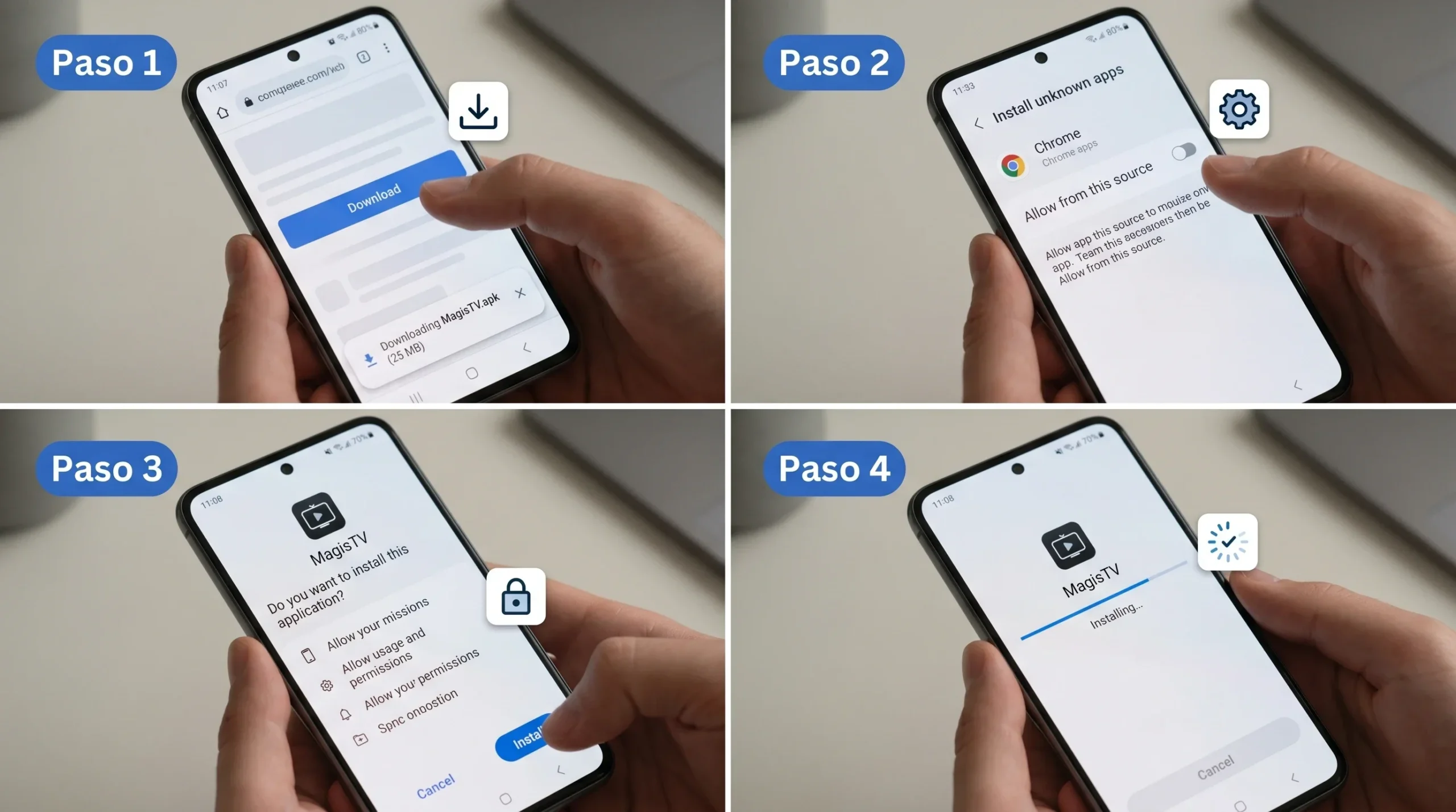 Instalar Magis TV Android paso a paso