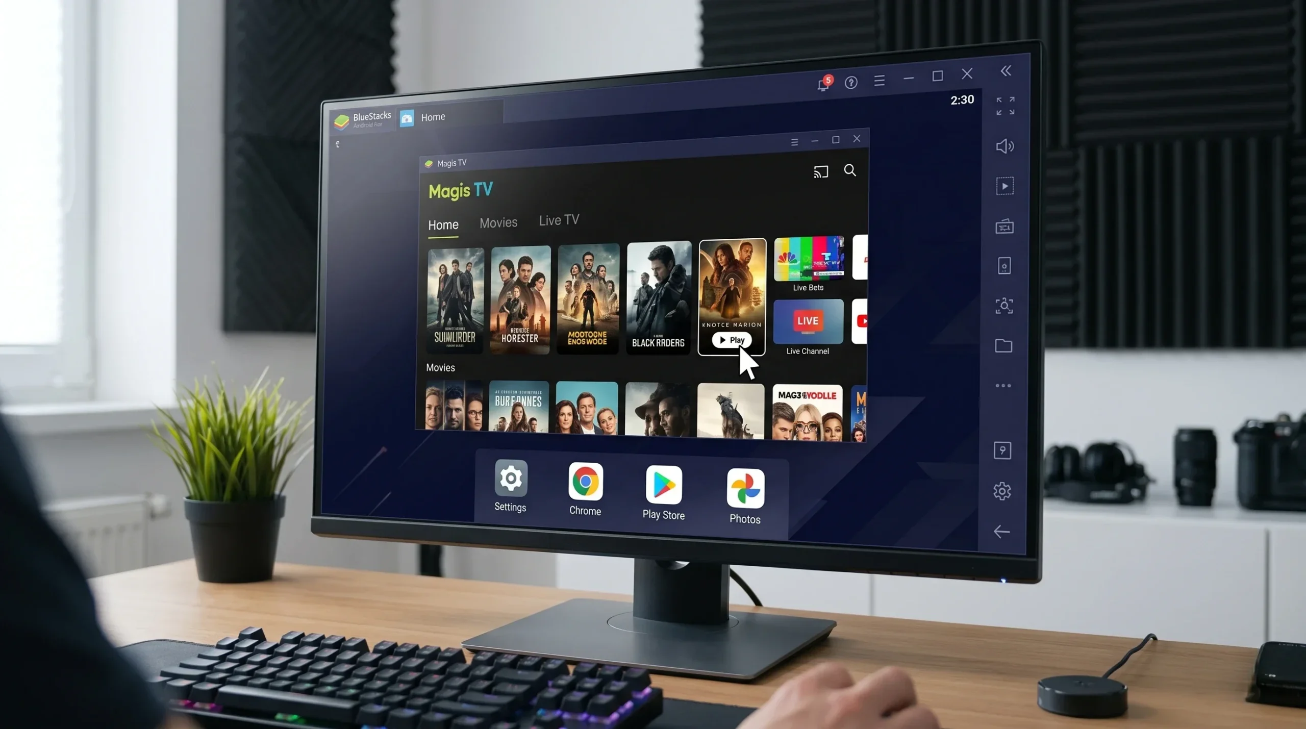 Magis TV en computadora