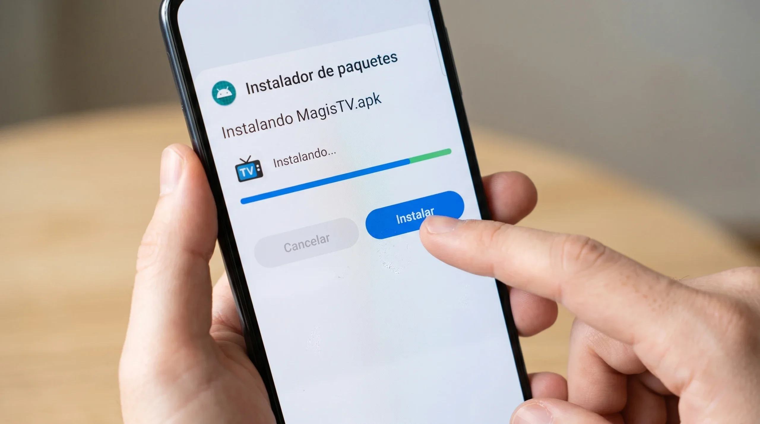 Instalar Magis TV APK en celular Android